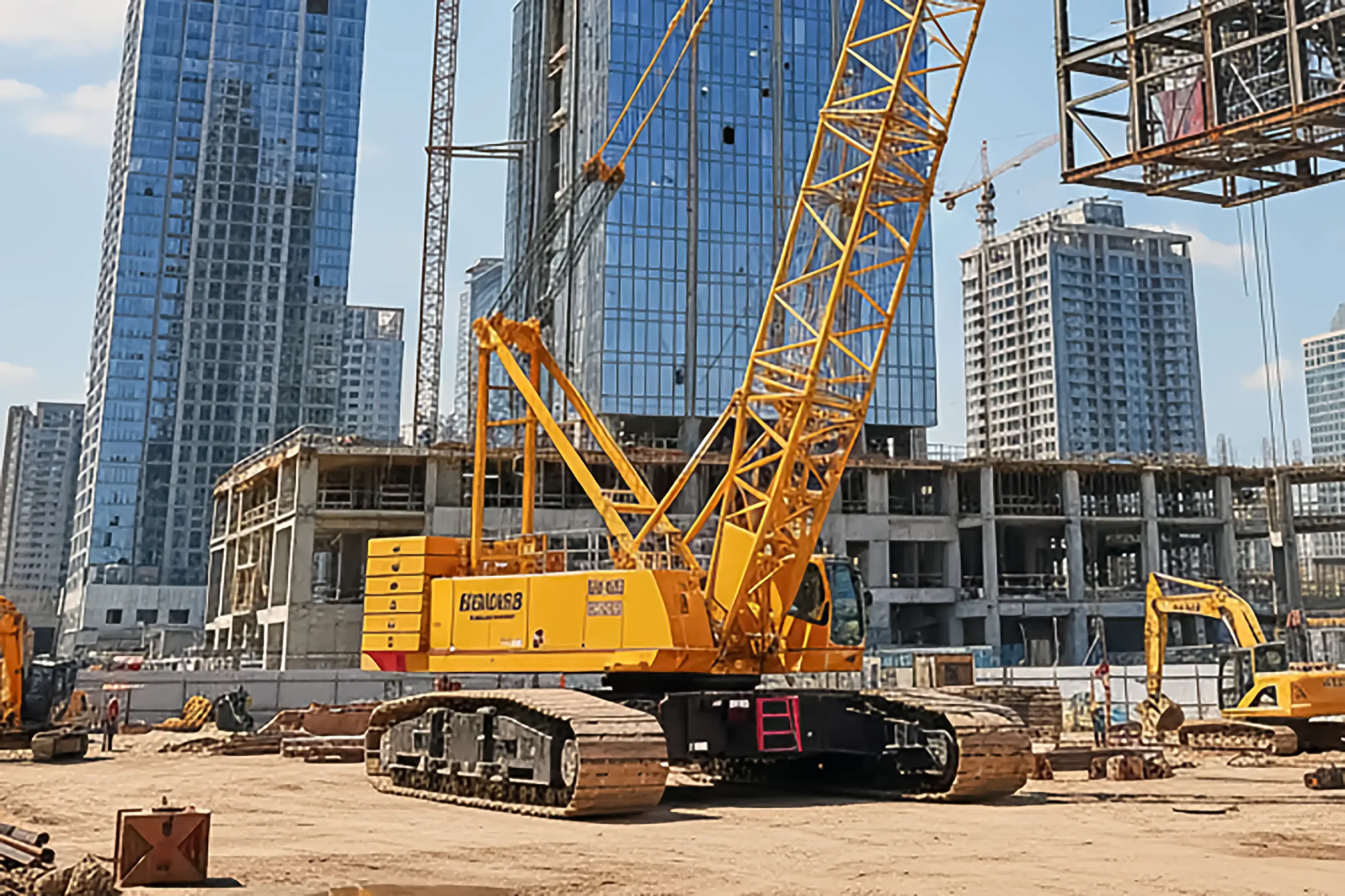Crawler Crane di Gedung