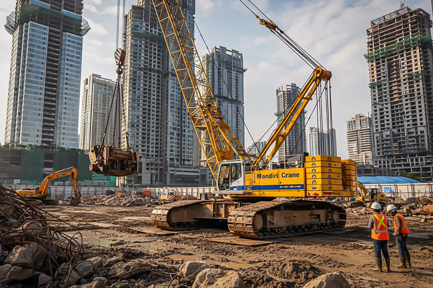 Keunggulan Crawler Crane untuk Lahan Berlumpur
