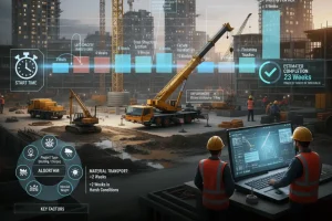 Estimasi Durasi Pengerjaan Proyek Menggunakan Crane