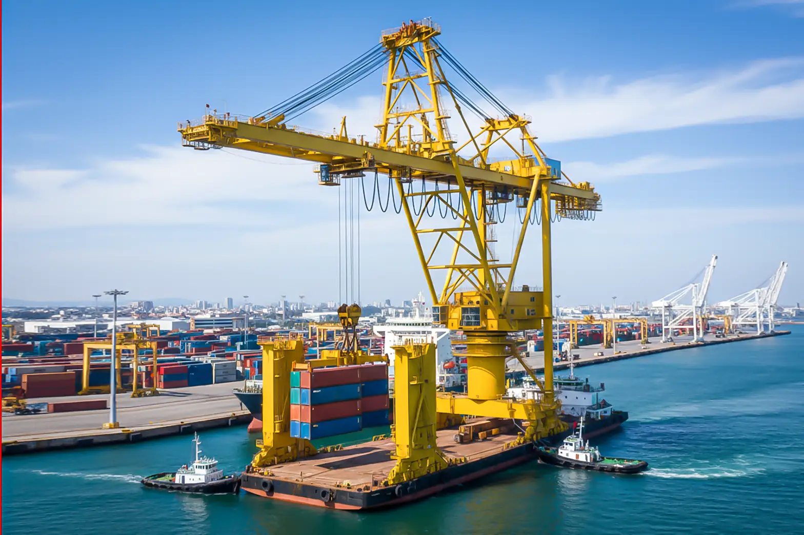 Penggunaan Floating Crane untuk Proyek Laut. Fungsi, Keunggulan, dan Contoh Aplikasinya