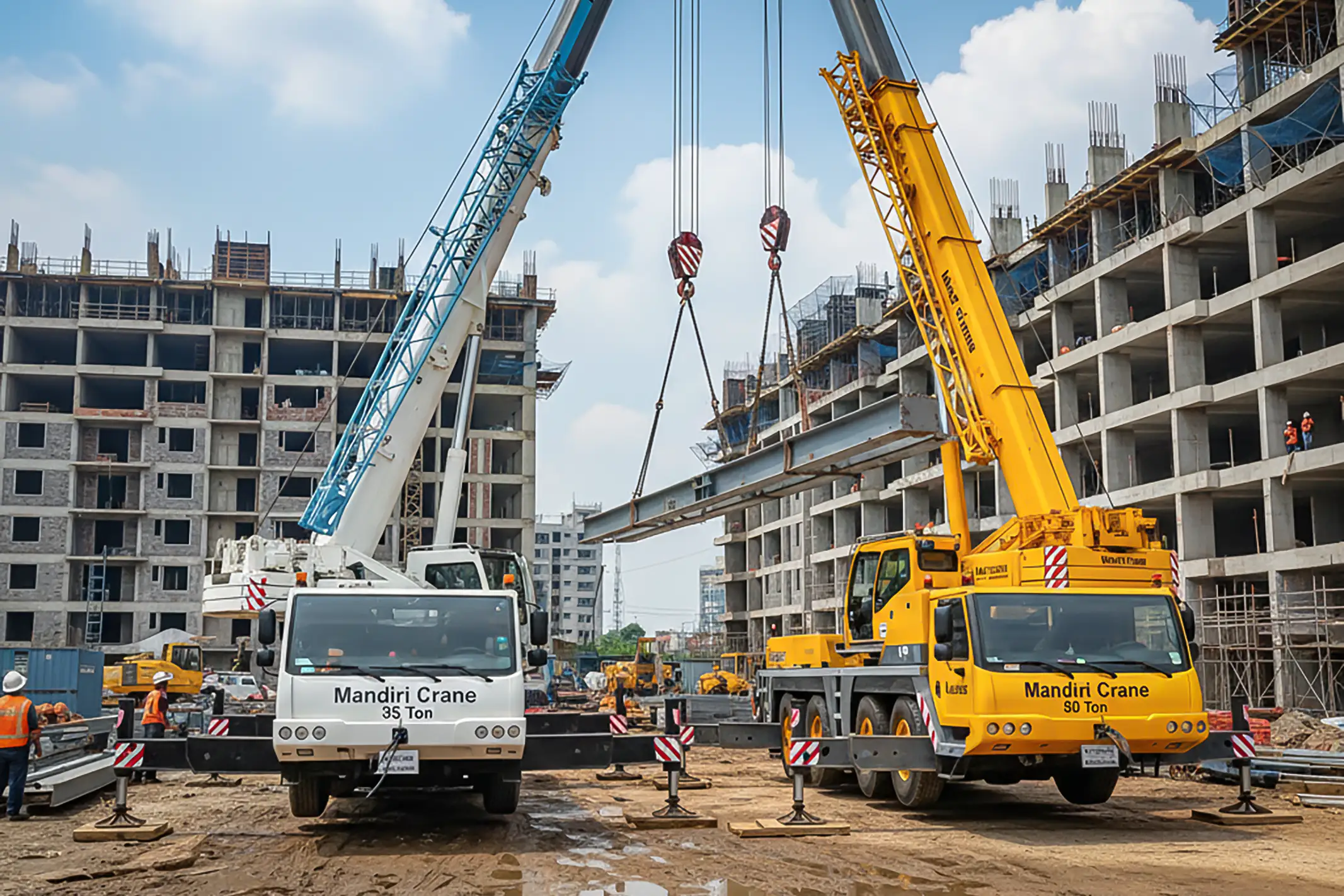 Crane 35 Ton dan Crane 50 Ton