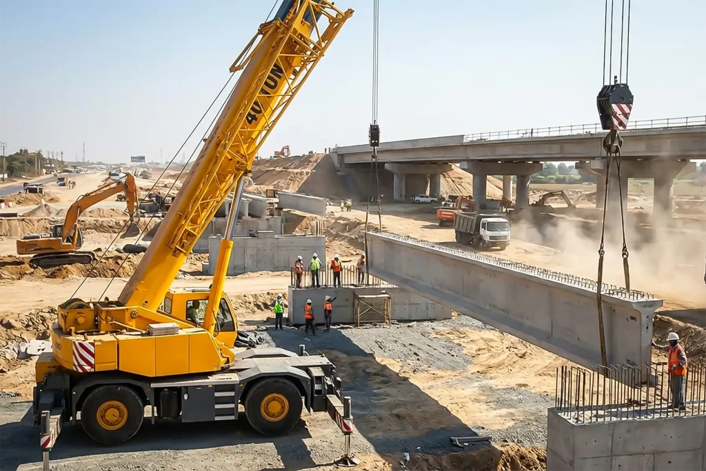 Crane Infrastruktur 40 Ton