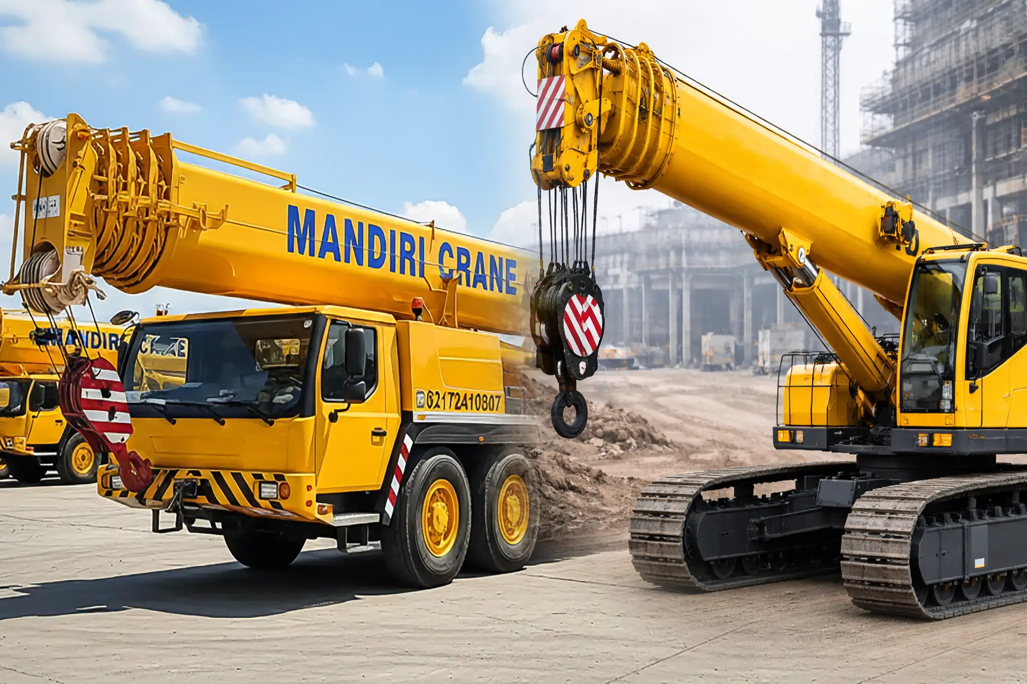 Perbedaan Truck Crane dan Crawler Crane