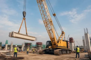 Crawler Crane di Proyek