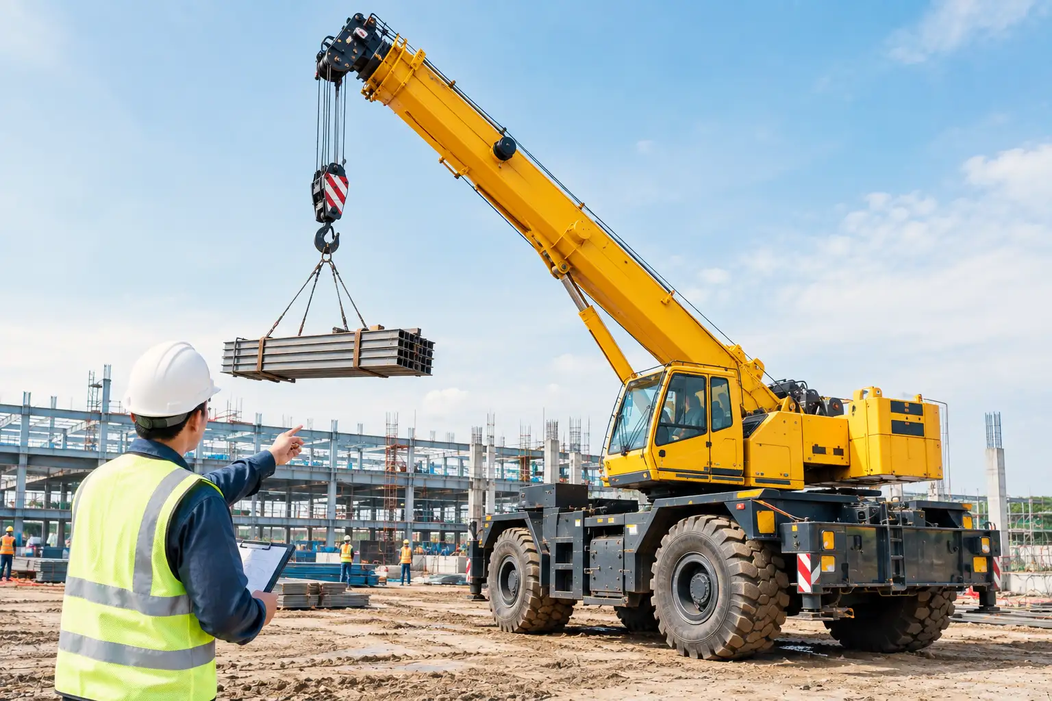 Kapan Harus Menggunakan Rough Terrain Crane? Panduan Memilih Crane untuk Proyek