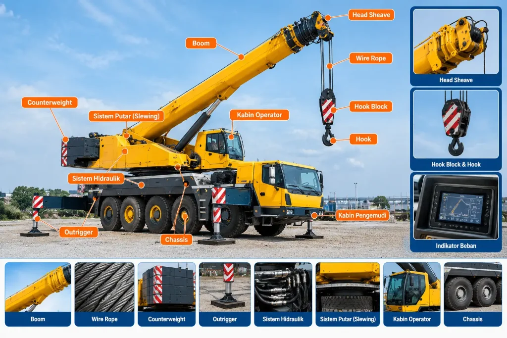 Komponen Utama Crane