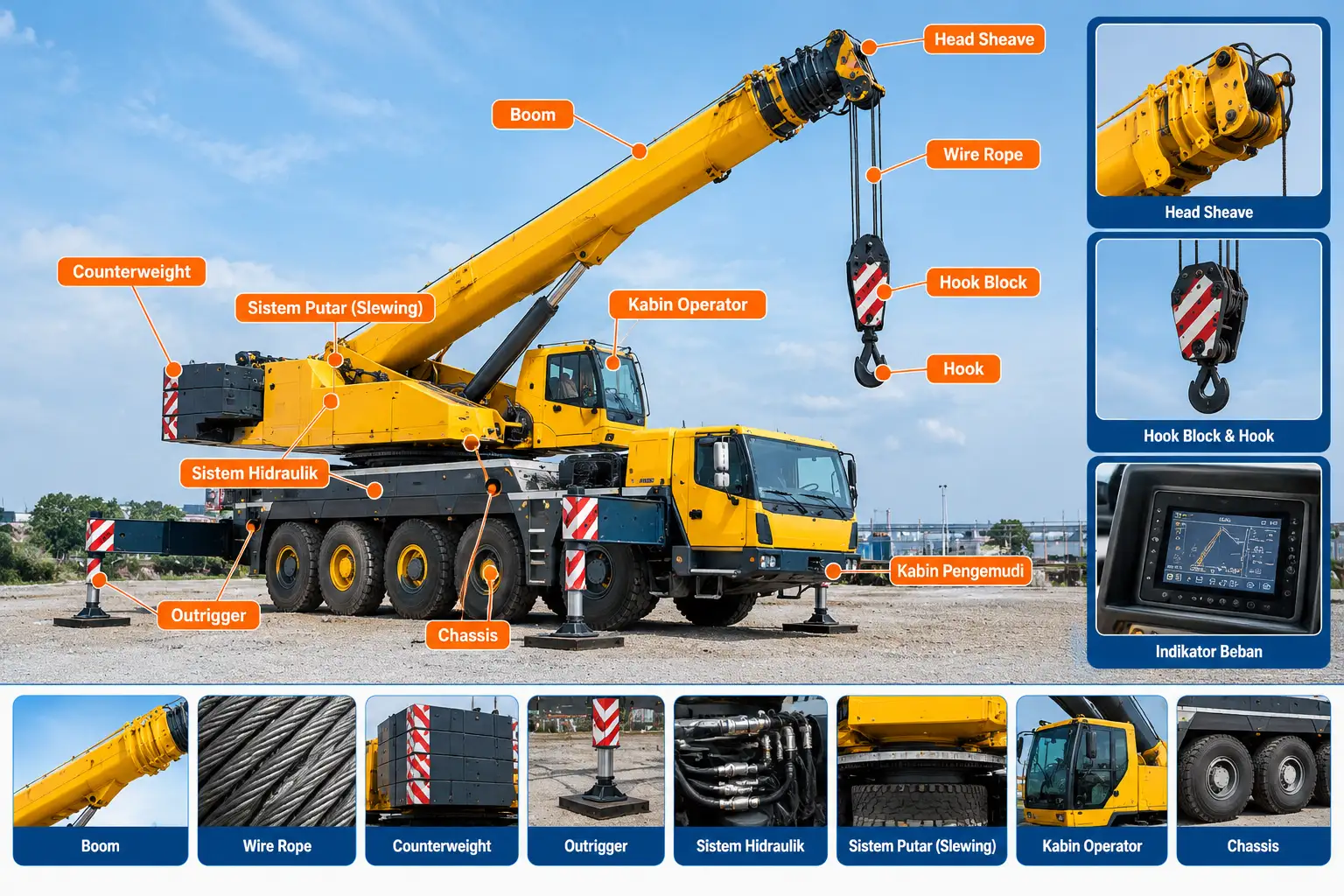 Komponen Utama Crane